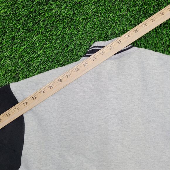 Vintage Fruit-Of-The-Loom Blank Jacket Medium 22x22 Varsity - Picture 4 of 12